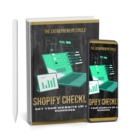 Shopify Checklist E- Book LEVEL UP ACADEMY