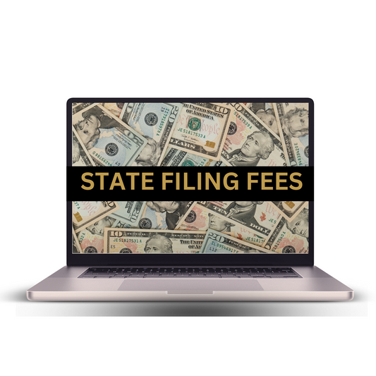 STATE FILING FEES